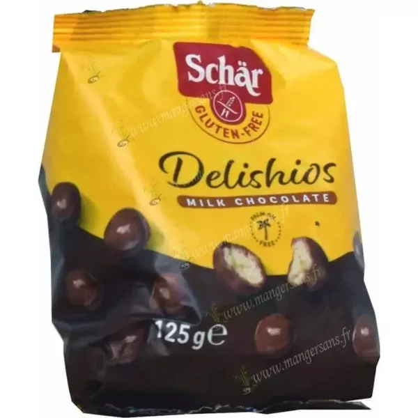 Zoom Delishios (billes de céréales croustillantes au chocolat) Schar