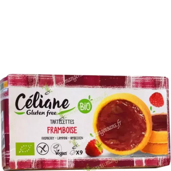 Zoom Tartelettes framboise (x 9) Celiane