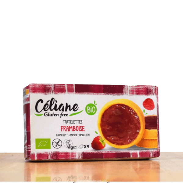 Tartelettes framboise (x 9) Celiane