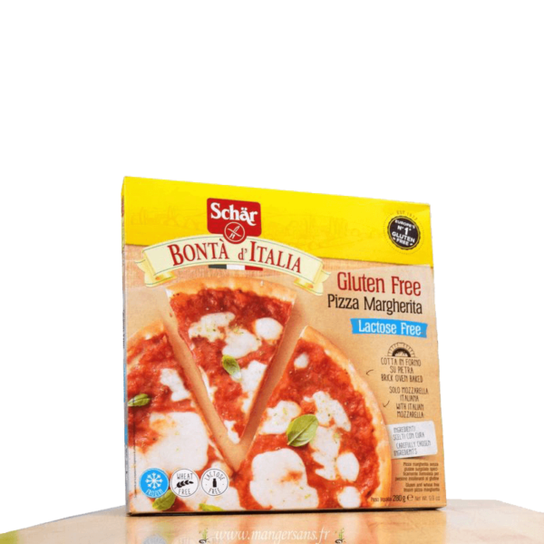Pizza margherita sans lactose PRODUIT SURGELÉ (non livrable) Schar surgelés