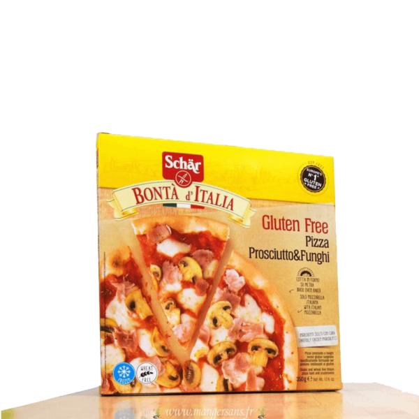 Pizza prosciutto et funghi (jambon & champignons) PRODUIT SURGELÉ (non livrable) Schar surgelés