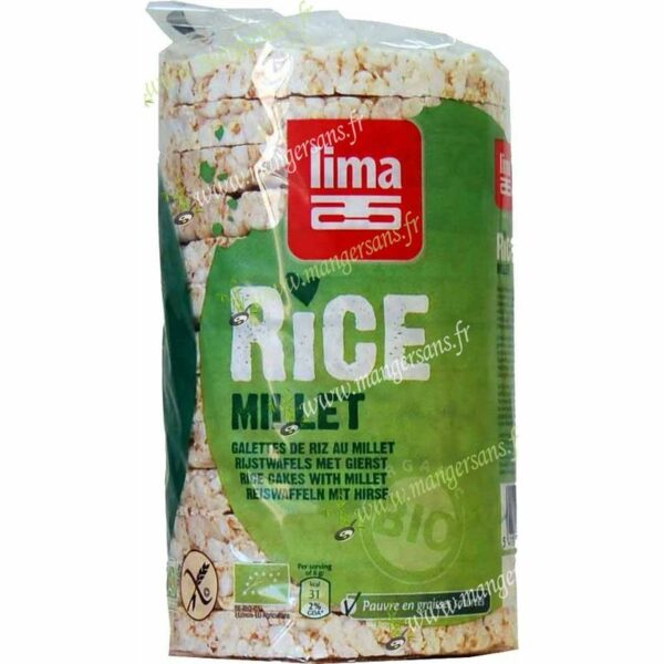 Zoom Galettes de riz millet Lima