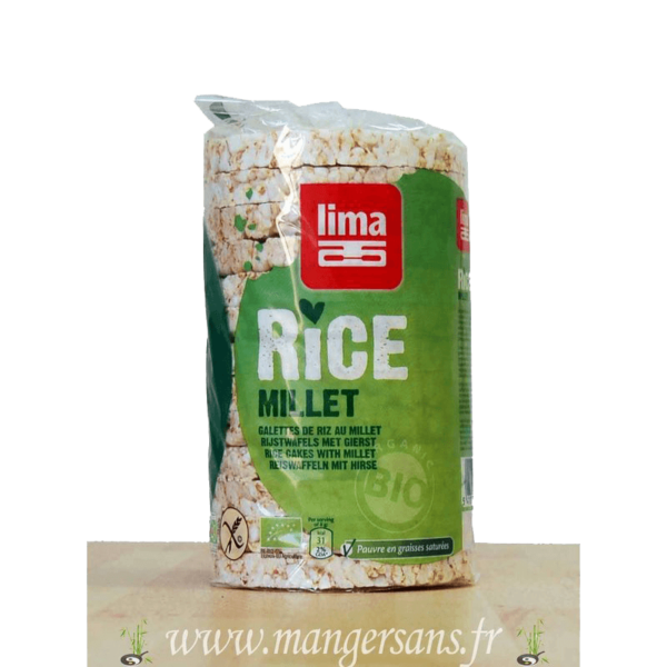 Galettes de riz millet Lima