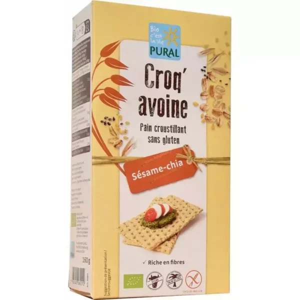 Zoom Croq avoine sésame chia Pural