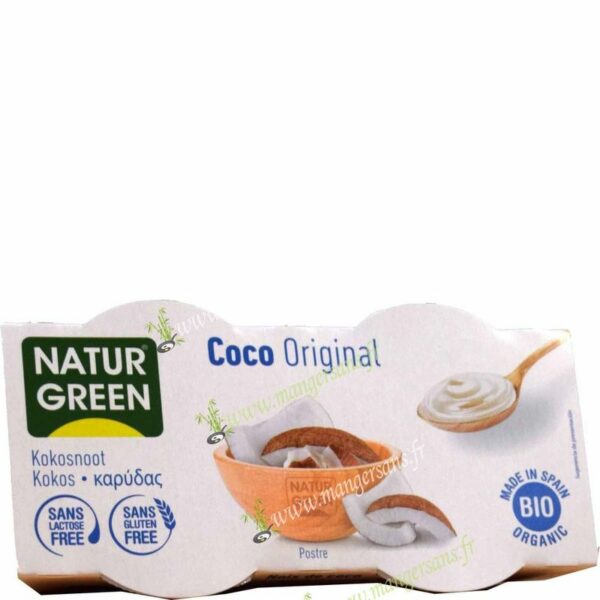Zoom Desserts à la noix de coco (2 x 125 g) Naturgreen