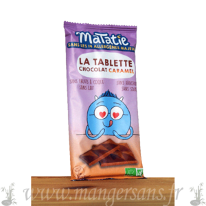 Tablette de chocolat caramel Matatie