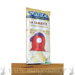 Tablette de chocolat blanc Matatie