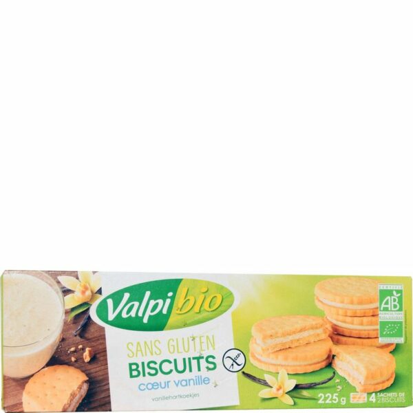 Zoom Biscuits cœur vanille Valpibio