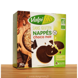 Biscuits nappés choco noir (4 x 4 biscuits) Valpibio