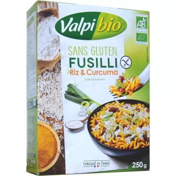 Zoom Fusilli riz curcuma Valpibio