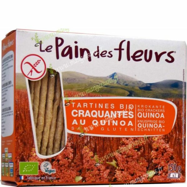 Zoom Tartines craquantes au quinoa Le pain des fleurs