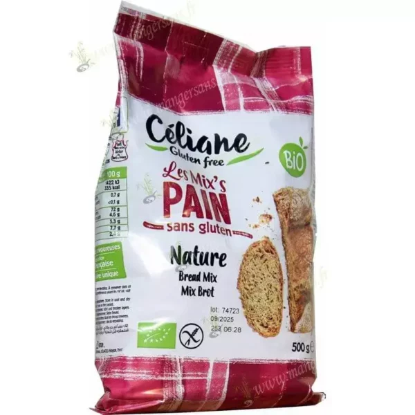 Zoom Mix pain sans gluten Celiane