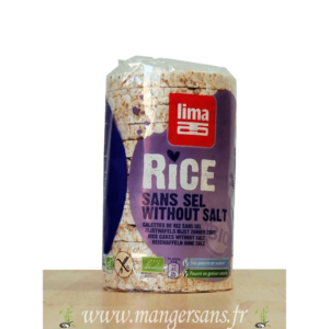 Galettes de riz sans sel Lima