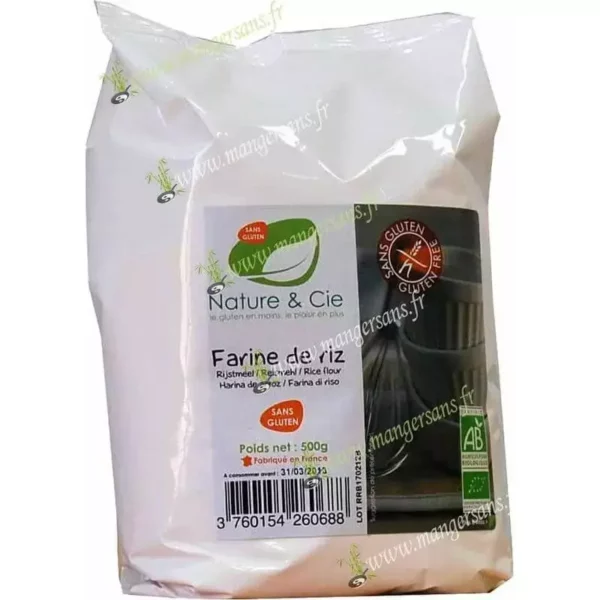 Zoom Farine de riz Nature et Cie