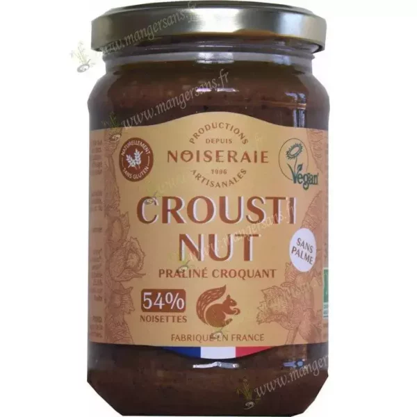 Zoom Croustinut praliné noisette Noiseraie production