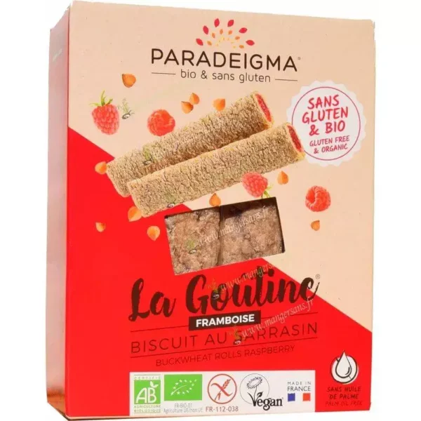 Zoom Goûtine au sarrasin framboise Paradeigma