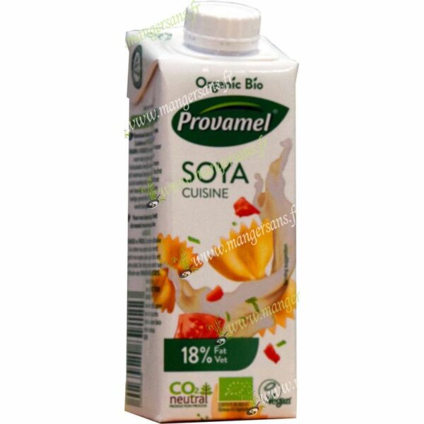 Zoom Crème de soja pour la cuisine Soya cuisine Provamel