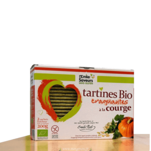 Tartines bio craquantes à la courge (2 x 100 g) Emile Noël